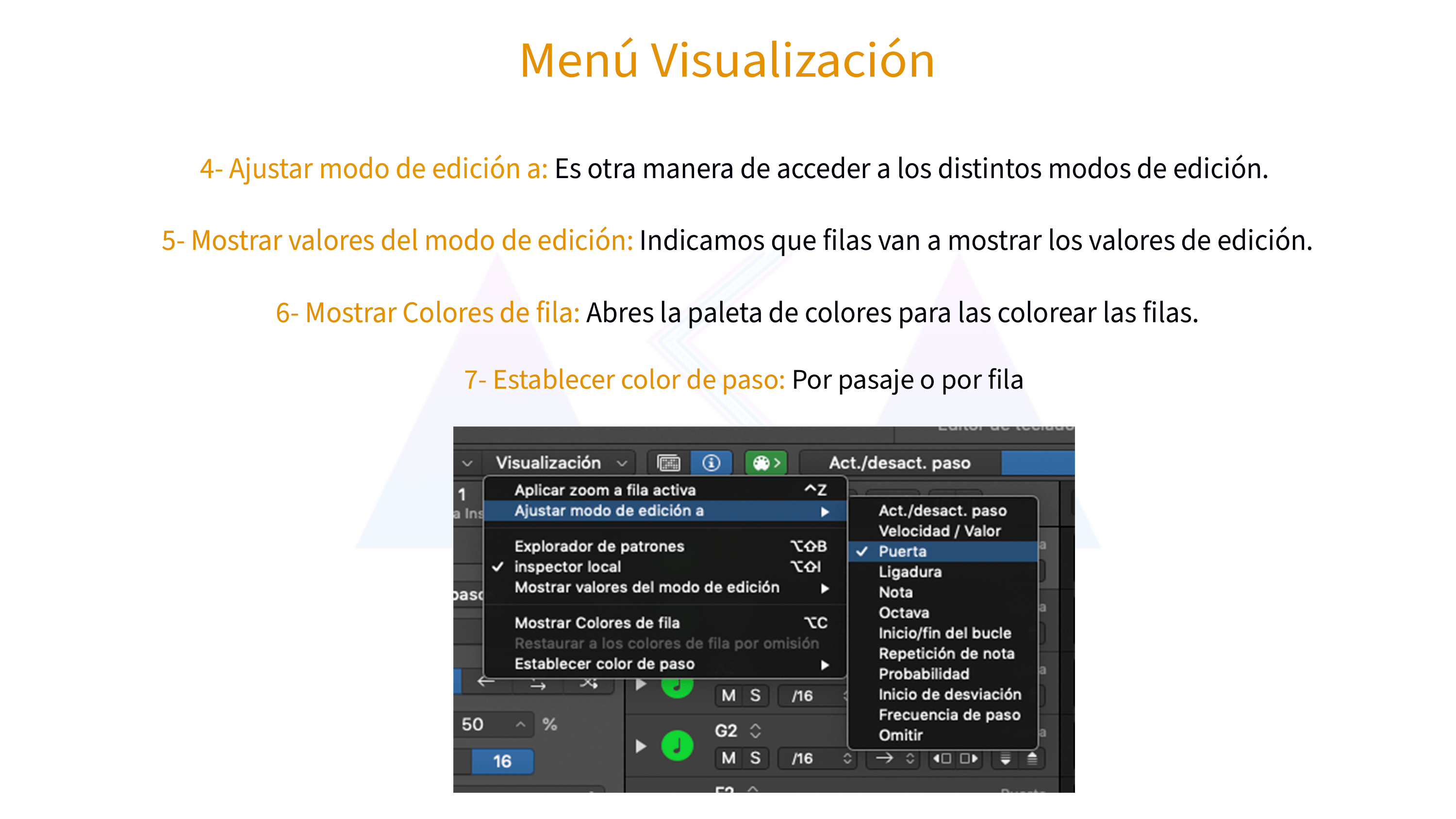 Menú Visualización 02
