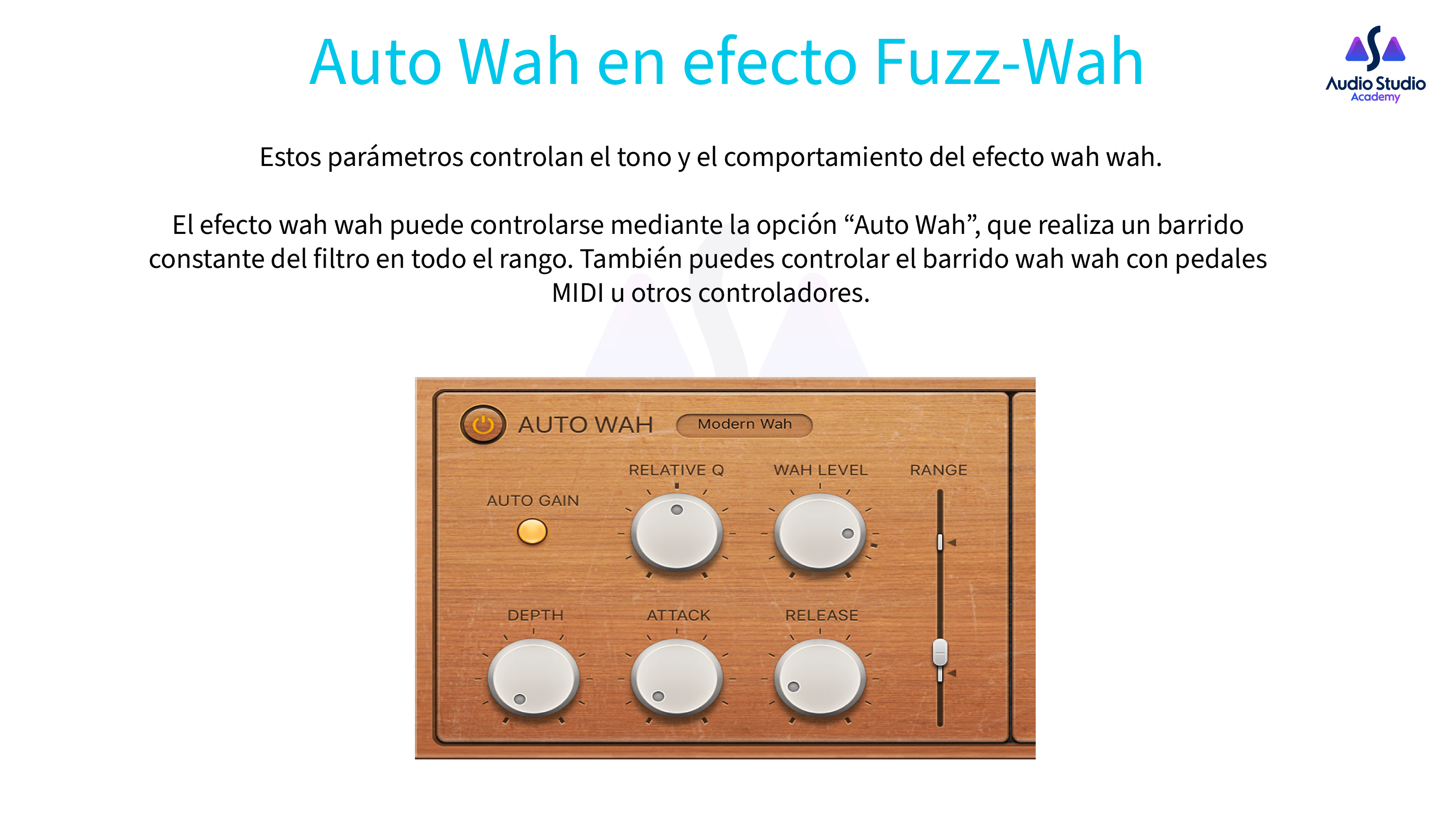 Auto Wah en efecto Fuzz-Wah