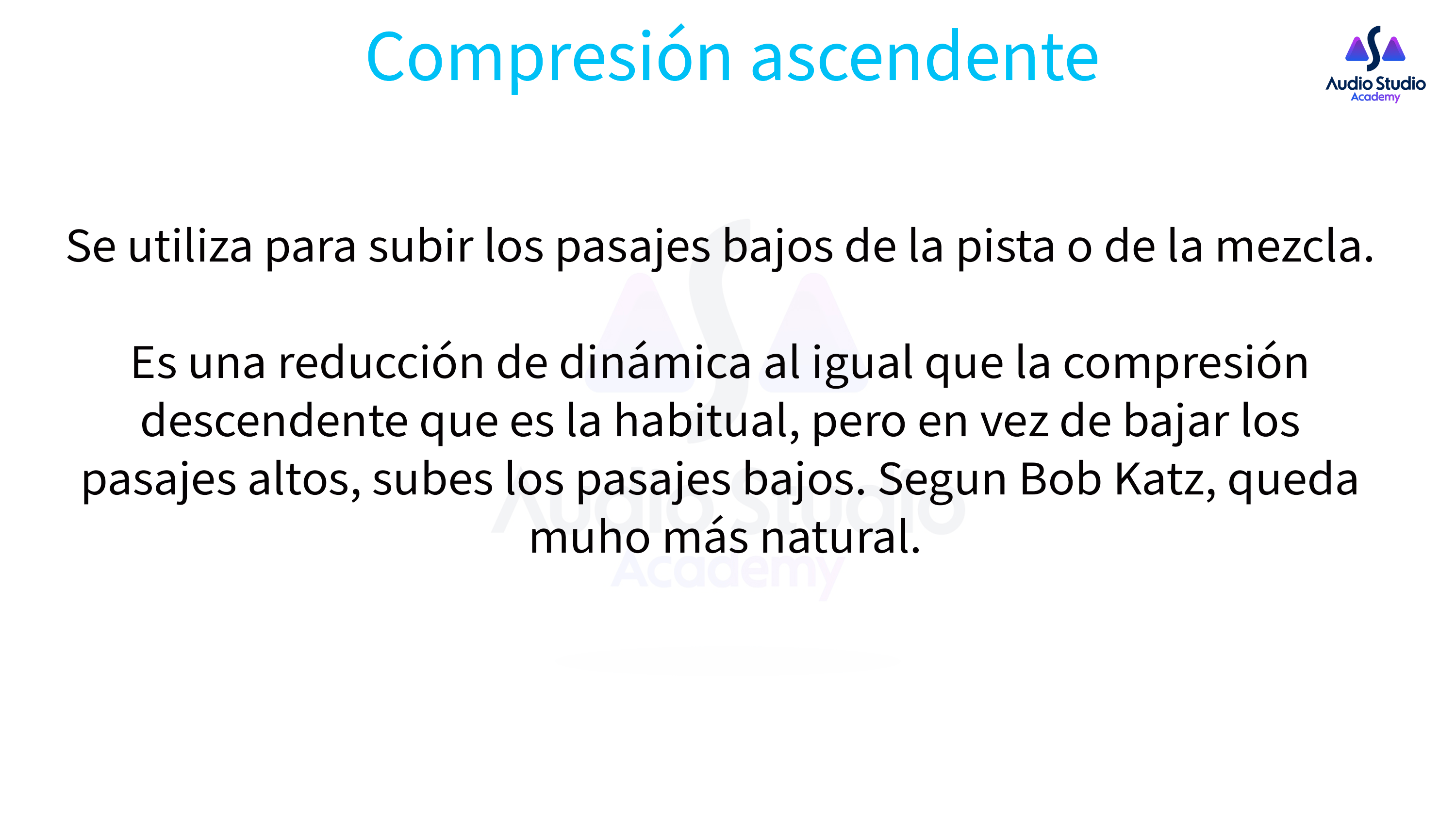 Compresión ascendente