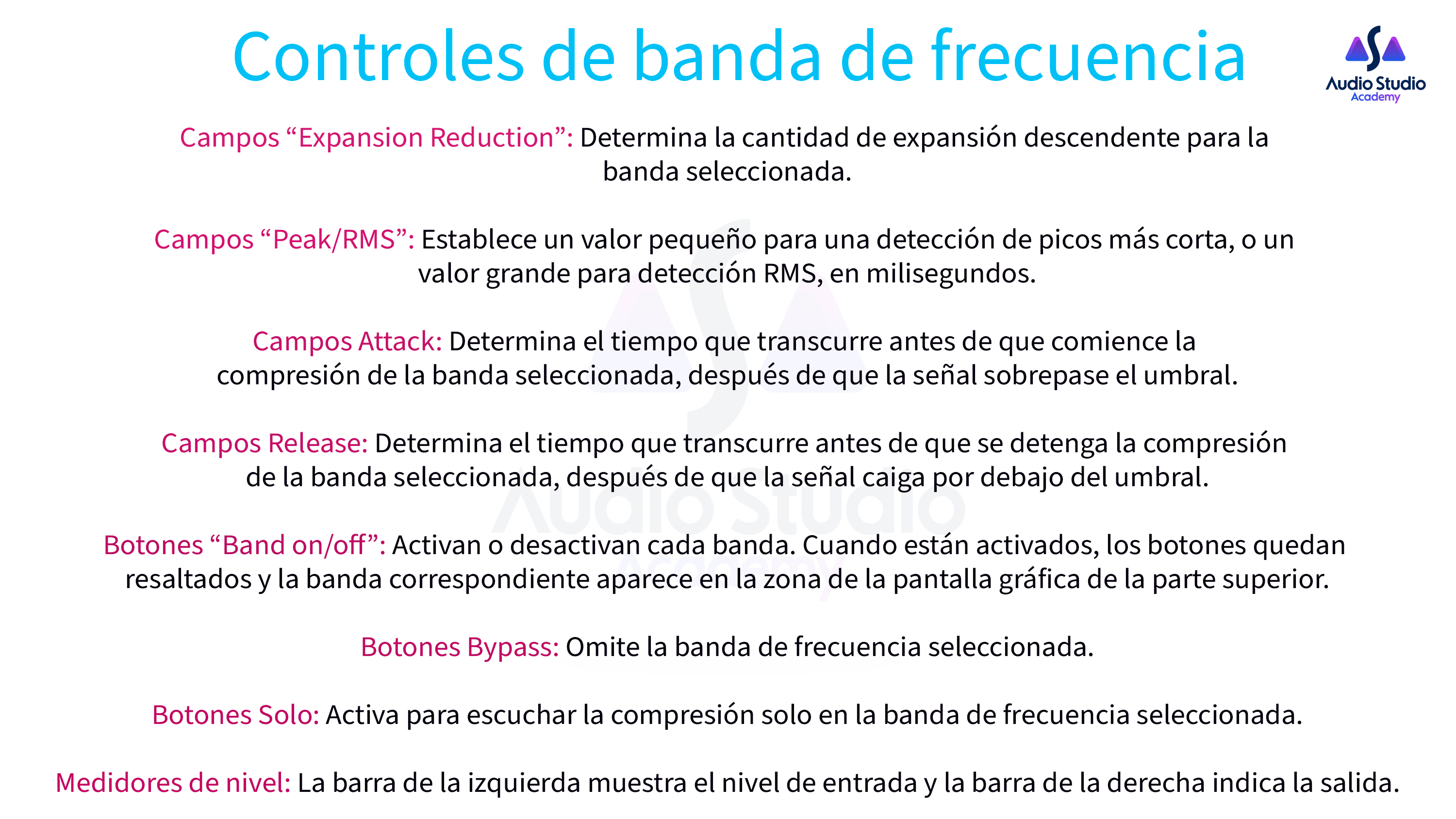 Controles de banda de frecuencia 03