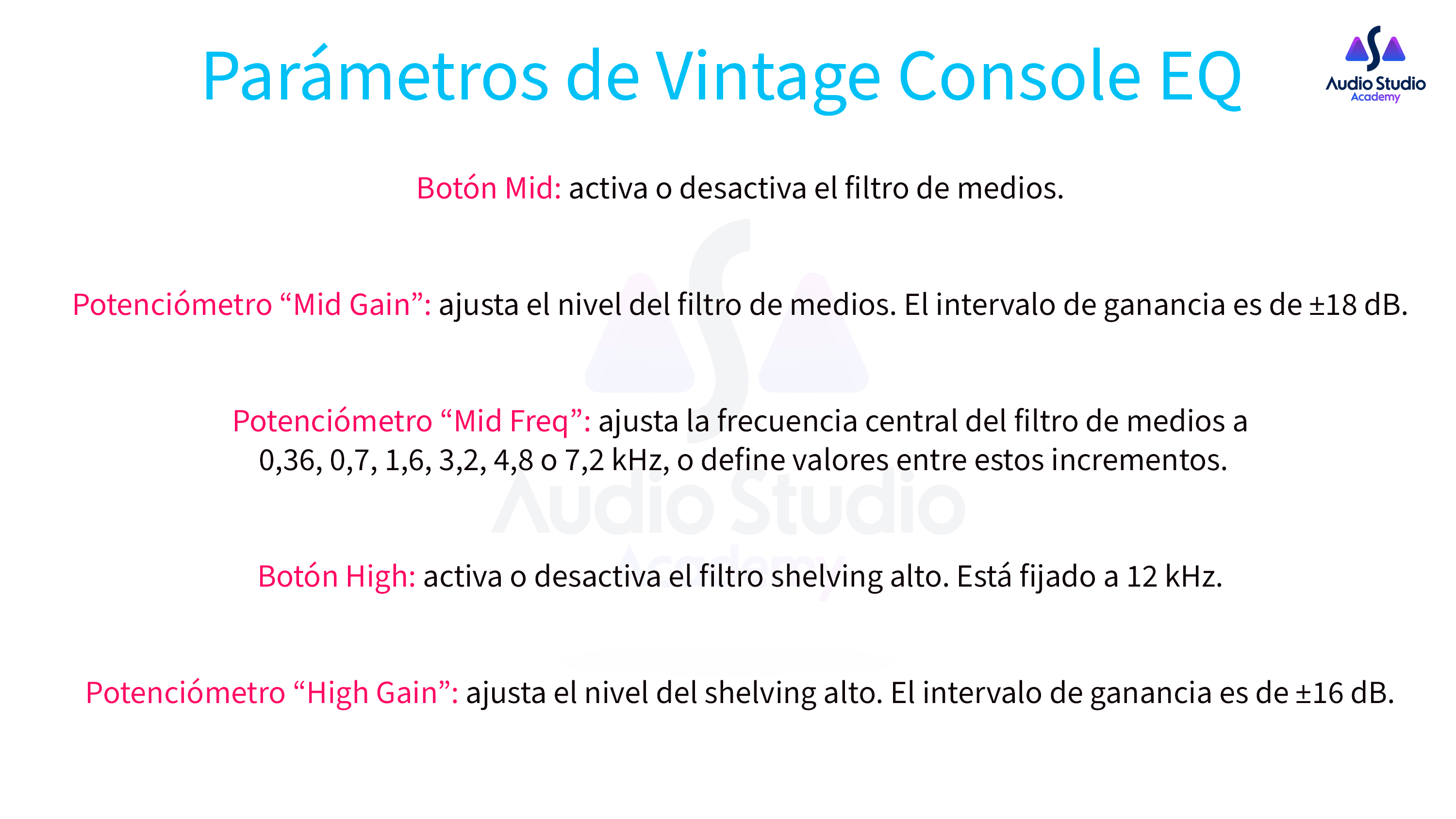 Parámetros de Vintage Console EQ 03