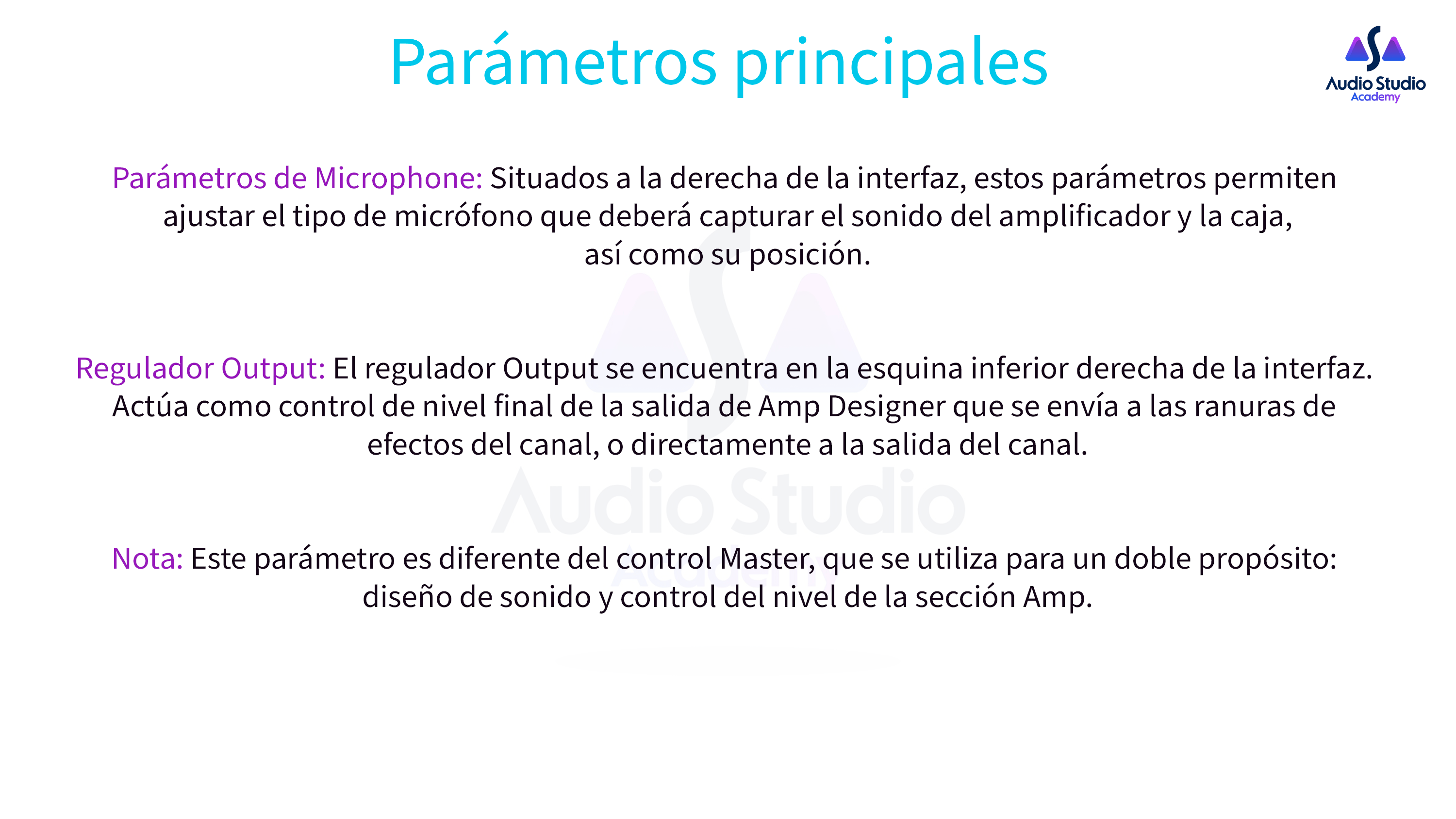 Parámetros principales 02