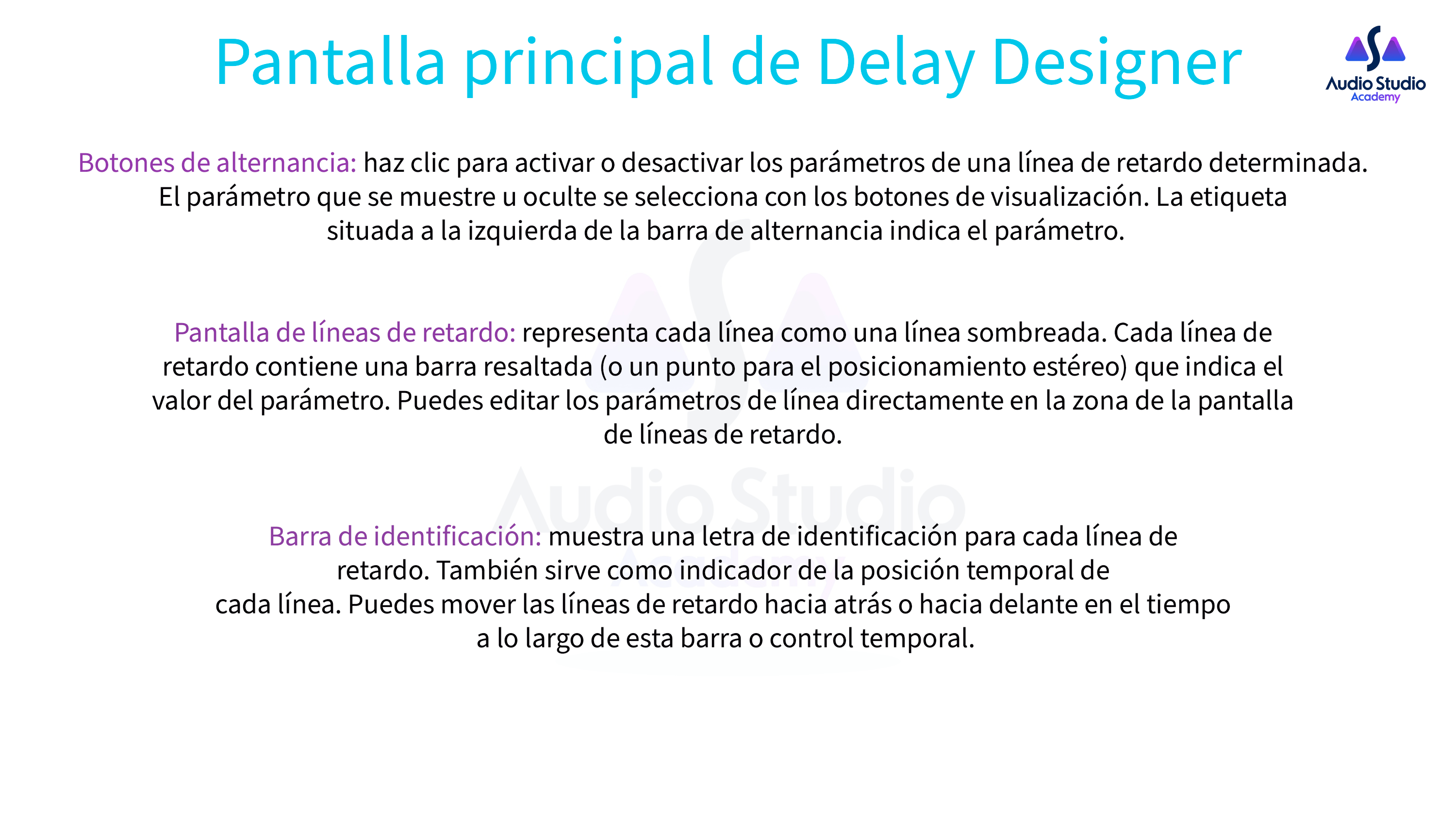 Pantalla principal de Delay Designer 02