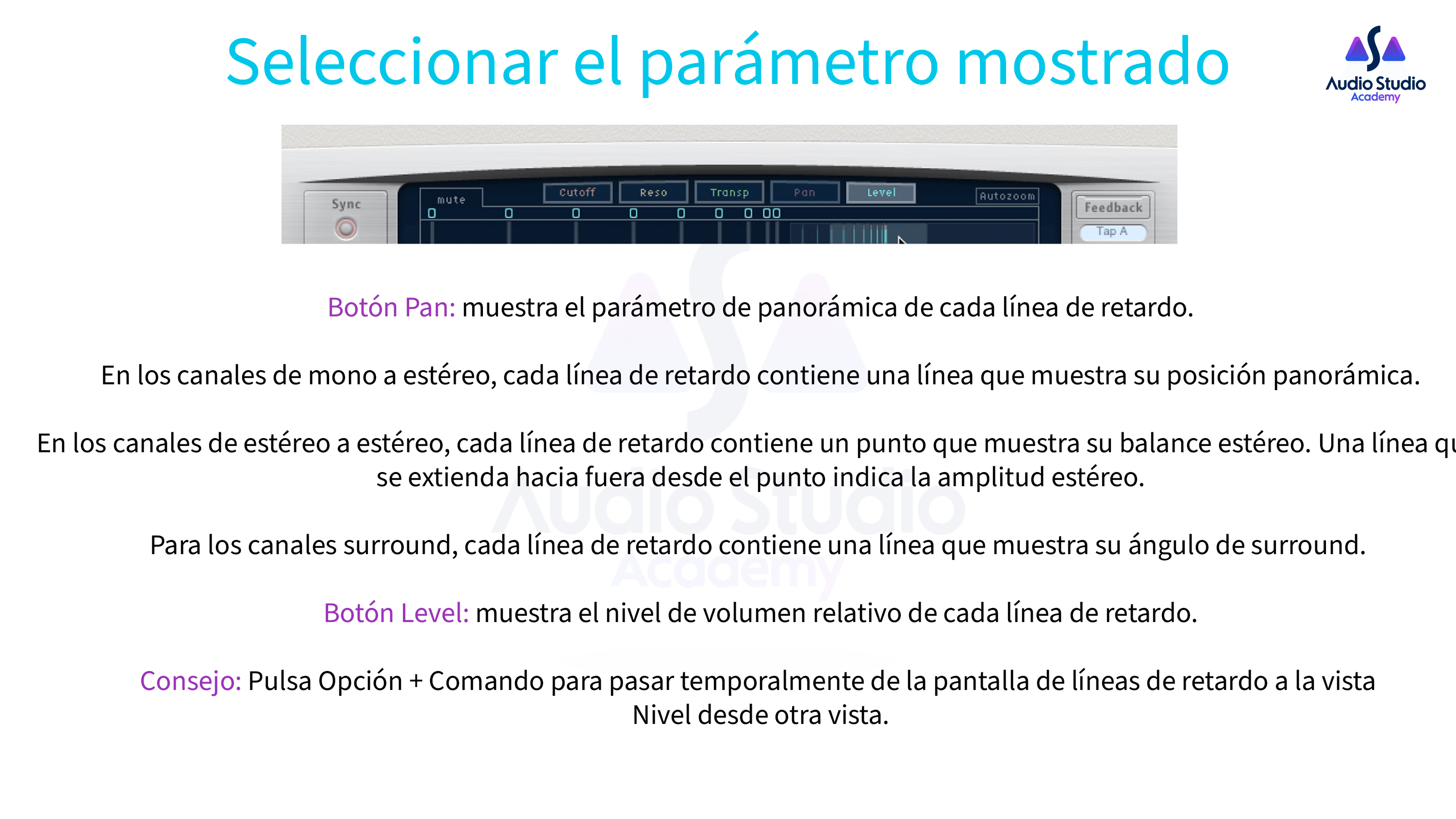 Seleccionar el parámetro mostrado 02
